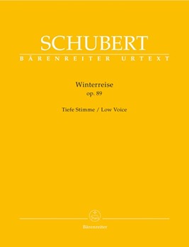 Winterreise by Schubert Franz for Low Voice Collection