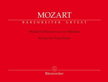 Works for Piano Duet by Mozart Wolfgang Amadeus for 1 Piano 4 Hands