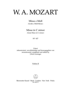Missa in C minor K. 427 "Great Mass in C minor" by Mozart Wolfgang Amadeus for