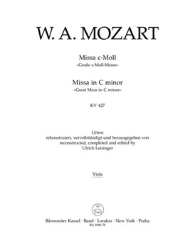 Missa in C minor K. 427 "Great Mass in C minor" by Mozart Wolfgang Amadeus for