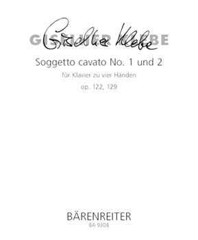 Soggetto cavato fur Klavier zu vier Handen Nr. 12 op. 122 129 by Klebe Giselher for Piano
