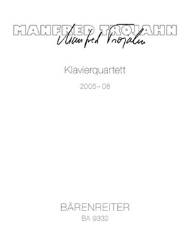 Piano Quartet (2005-08) by Trojahn Manfred for Piano/V/Va