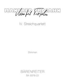 IV. String Quartet (2009) by Trojahn Manfred for 2V/Va/Vc