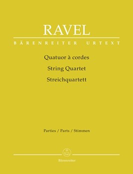 Quatuor A Cordes - Parts by Ravel Maurice for Str Quartet