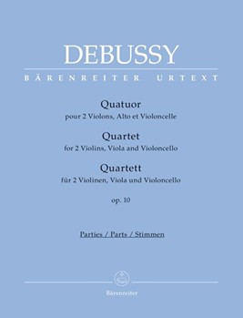 Quatour Opus 10 - Parts by Debussy Claude - Woodfill-harris Dou - for Str Quartet