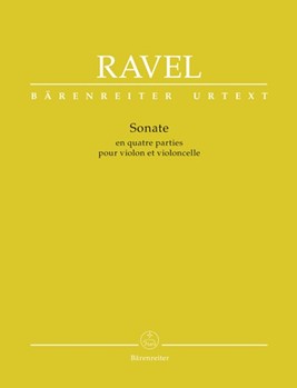 Sonata Pour Violon Et Violoncelle by Ravel Maurice for Str Duet