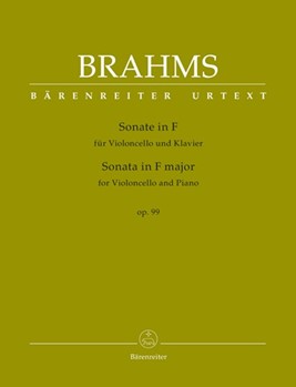 Sonate in F Major by Brahams for Cello and Piano