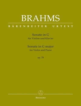 Sonata in G Major Opus 78 by Brahms Johannes - Brown and Da Costa - for Violin and Piano