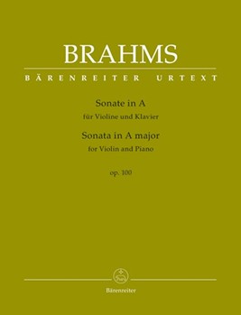 Sonata in A Major by Brahms Johannes for Violin Solo