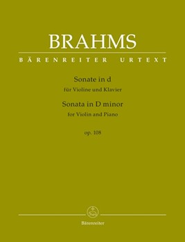 Sonata in D minor by Brahms Johannes for Violin Solo
