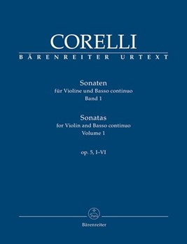 Sonatas Opus 5 Volume 1 #1-6 by Corelli Arcangelo for Violin w/c
