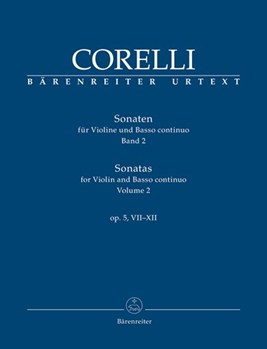 Sonatas Opus 5 Volume 2 #7-12 by Corelli Arcangelo for Violin w/c