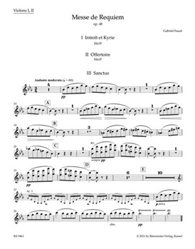 Requiem op. 48 (Version of 1900) by Faure Gabriel for