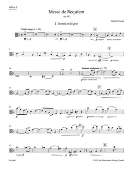 Requiem op. 48 (Version of 1900) by Faure Gabriel for
