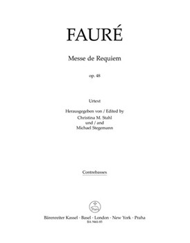 Requiem op. 48 (Version of 1900) by Faure Gabriel for