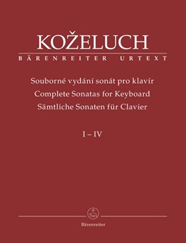 Complete Sonatas for Keyboard I-IV -Sonatas Nos. 1-50- by Kozeluch Leopold for Piano