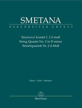 String Quartet #2 In D Minor - Parts by Smetana Bedrich for Str Quartet