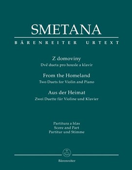 From The Homeland by Smetana Bedrich for Violin and Piano