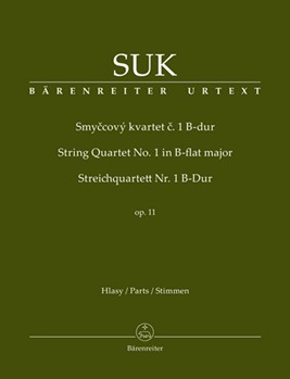 String Quartet #1 In B-flat Major Opus 11 by Suk Josef - Nouza Zdenek - for Str Quartet
