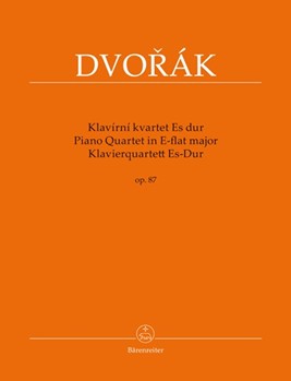 Piano Quartet In E-flat Major Opus 87 by Dvorak Antonin for Piano Quartet