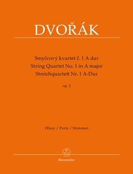 String Quartet #1 In A Major Op2 Parts by Dvorak Antonin for Str Quartet P