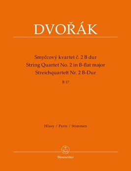 String Quartet #2 in B-fl Maj - Parts by Dvorak Antonin for Str Quartet