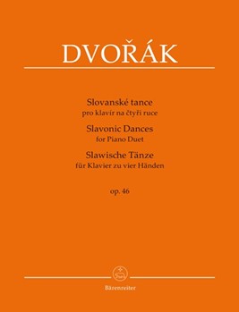 Slavonic Dances Opus 46 by Dvorak Antonin for 1 Piano 4 Hands