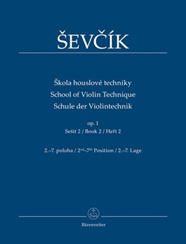 School of Violin Technique by Sevcik Otakar Book 2 for Violin Method (2-7th Positions)