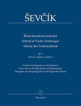 School of Violin Technique by Sevcik Otakar - Double-Stops and Harmo - Book 4 for Violin Method
