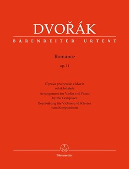 Romance Op. 11 by Dvorak Antonin for Violin Solo