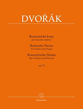 Romantic Pieces by Dvorak Antonin for VLN