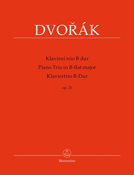 Piano Trio in B-flat Major Opus 21 by Dvorak Antonin for Piano Trio