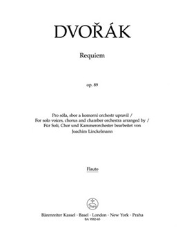 Requiem op. 89 (Arrangement for Soloists Choir and Chamber Orchestra) by Dvorak Antonin - Linckelmann Joachim - for