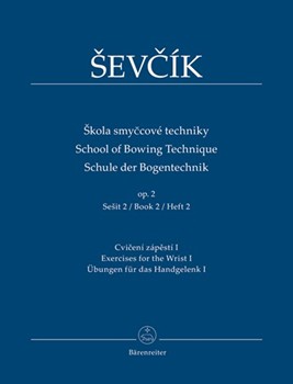 School of Bowing Technique Opus 2 Book 2 by Sevcik Otakar for Violin Method