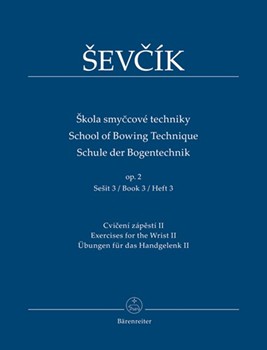 School of Bowing Technique Opus 2 Book 3 by Sevcik Otakar for Violin Method