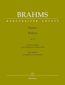 Waltzes Opus 39 by Brahms Johannes - Brahms Johannes - for Piano