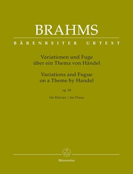 Variations and Fugue on a Theme by Handel by Brahms Johannes - Kohn Christian - for Piano