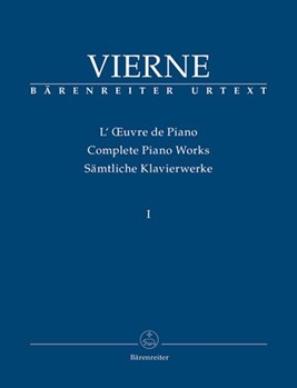 Complete Piano Works I by Vierne for Piano
