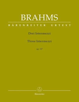 Intermezzi Opus 117 by Brahms Johannes for Piano