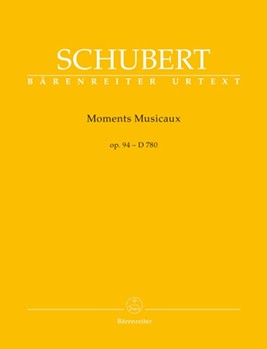 Moments Musicaux Opus 94 D780 by Schubert for Piano