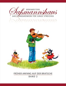 Fruher Anfang auf der Bratsche Band 2 -Eine Bratschenschule fur Kinder- by SaSmannshaus Egon / for Va