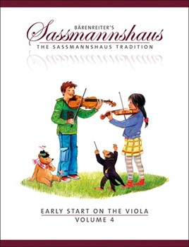 Early Start On The Viola Volume 4 by Sassmannshaus Egon for Viola Method (Vol 4)
