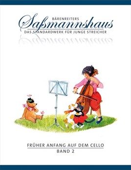 Fruher Anfang auf dem Cello Band 2 -Eine Violoncelloschule fur Kinder- by SaSmannshaus Egon / for Vc