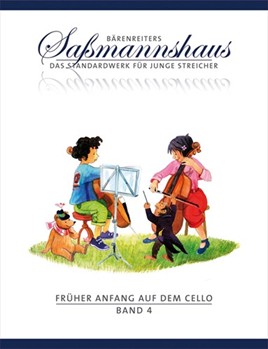 Fruher Anfang auf dem Cello Band 4 -Duospiel in allen Lagen- by SaSmannshaus Egon / for 2Vc