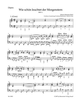 How bright and fair the morning star BWV 1 -Cantata for the Feast of Annunciation Day- by Bach Johann Sebastian for