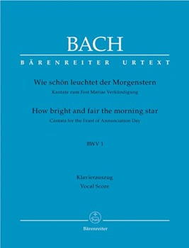 Wie Schon Leuchtet Der Morgenstern by Bach Johann Sebastian - Focke Martin - for SATB