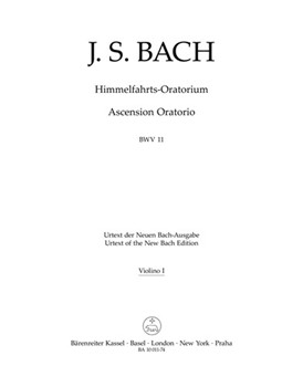 Ascension Oratorio BWV 11 by Bach Johann Sebastian for
