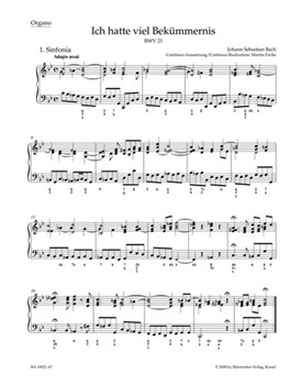 Lord my God my heart and soul were sore distrest BWV 21 -Cantata for the 3rd Sunday after Trinity- by Bach Johann Sebastian for