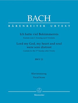 Ich Hatte Viel Bekummernis by Bach Johann Sebastian - Focke Martin - for SATB