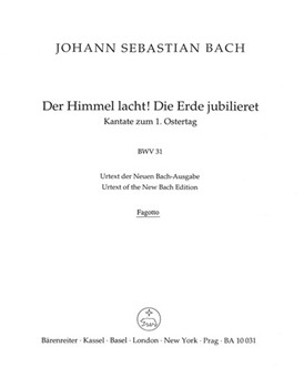 The Heavens laugh the earth exults in gladness BWV 31 -Cantata for the 1st Easter Day- by Bach Johann Sebastian for